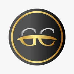حرفا GC المتداخلان — شعار شريك